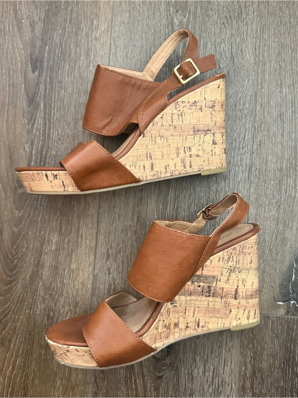 Apt. 9 Kohl’s Brown Cork Wedge Sandals - Women